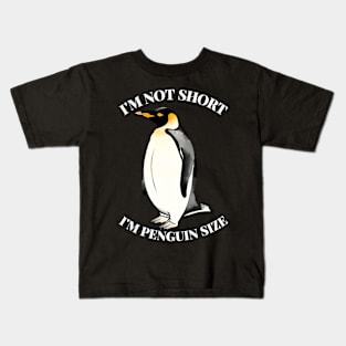 Penguin-Size Not Short X Kids T-Shirt